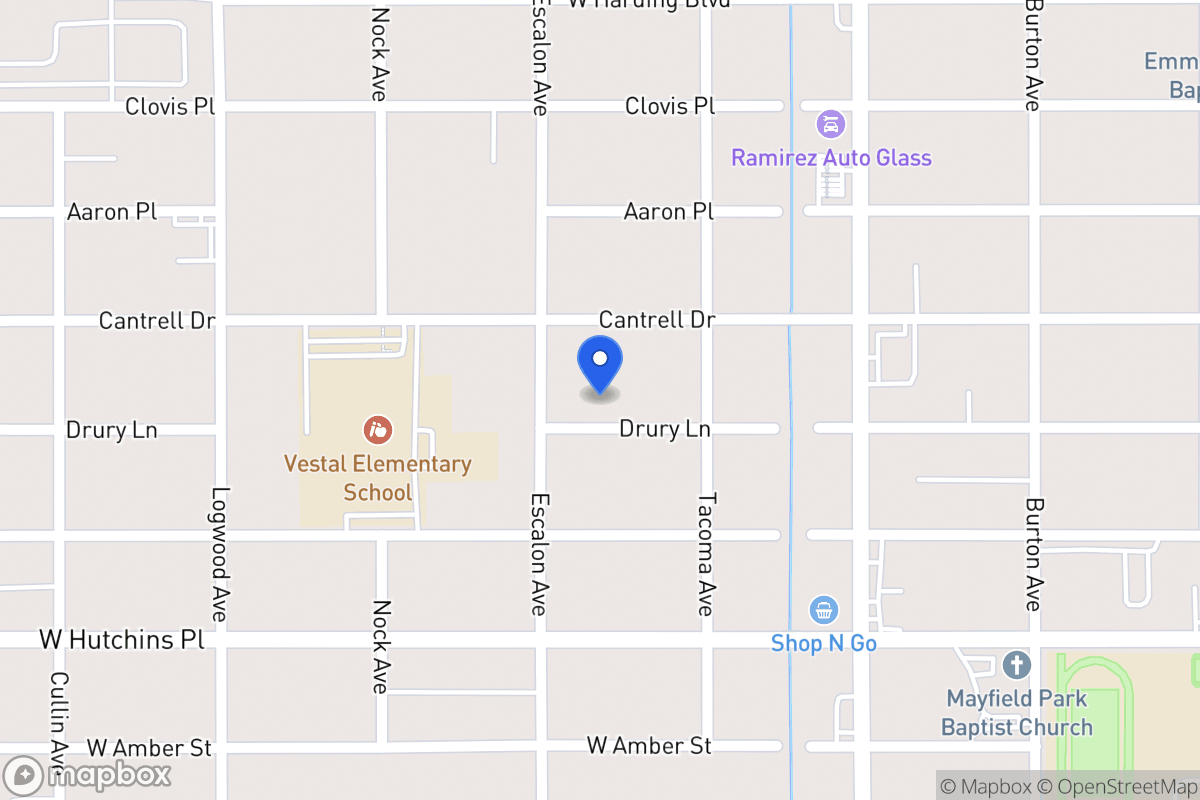 Map of 927  Drury Ln