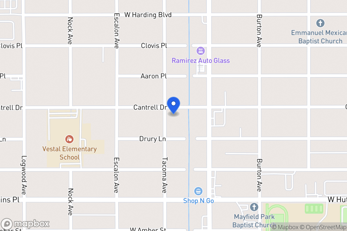Map of 830  Cantrell Dr