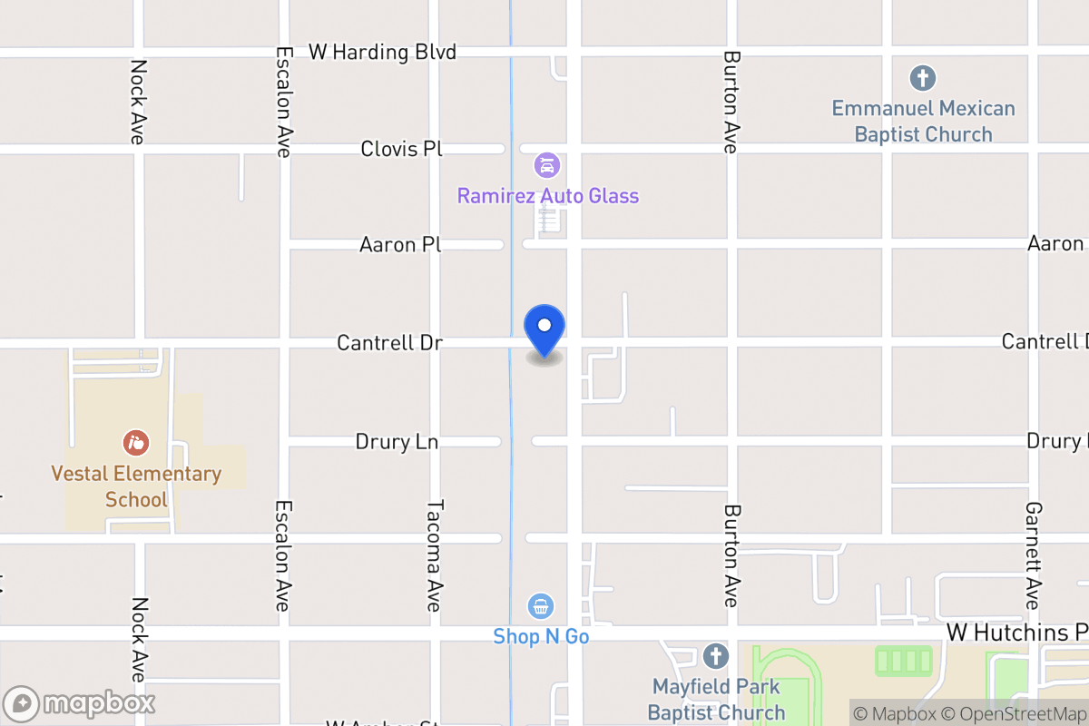 Map of 2903  Commercial Ave