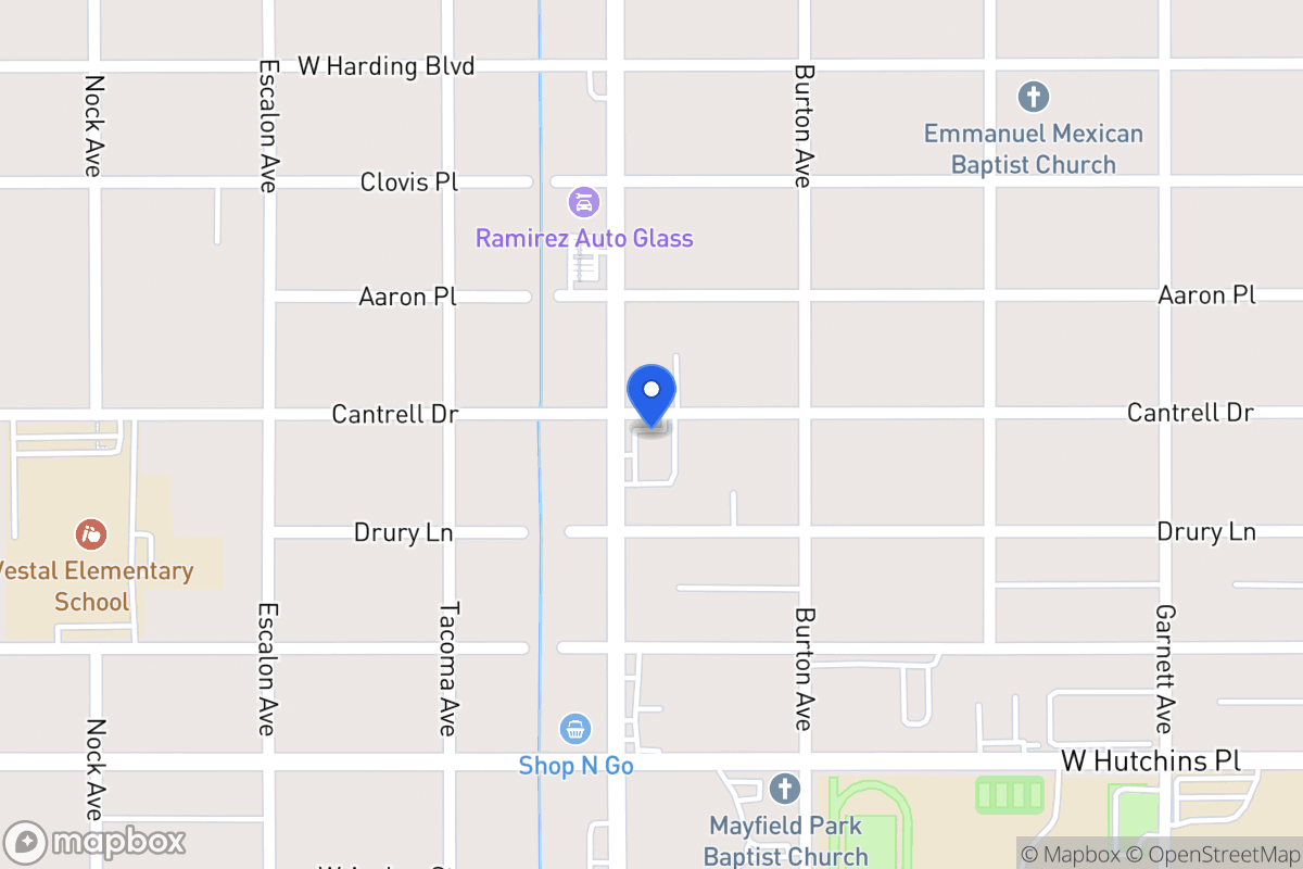 Map of 734  Cantrell Dr