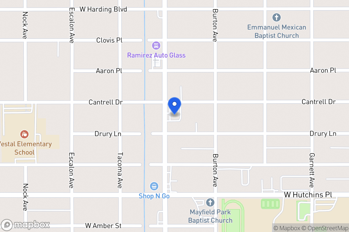 Map of 2902  Commercial Ave