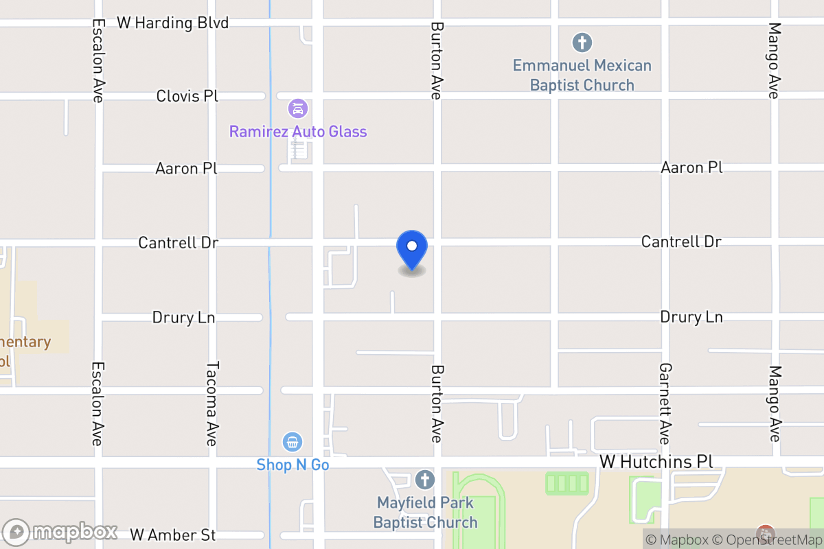 Map of 1011  Burton Ave