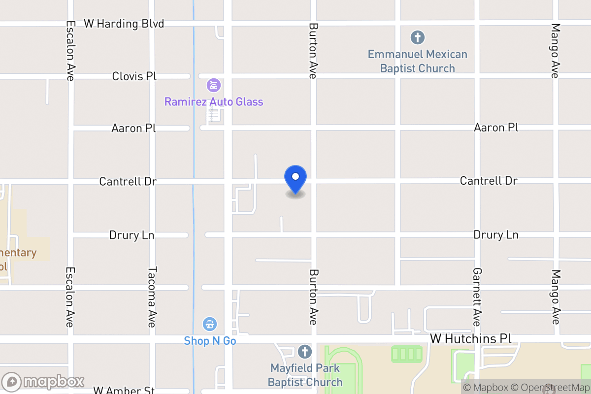 Map of 1007  Burton Ave