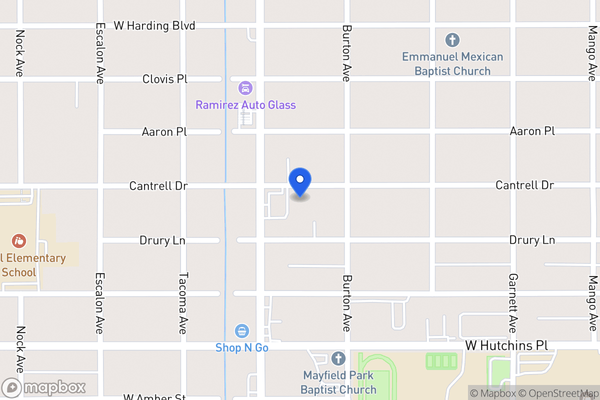 Map of 722  Cantrell Dr