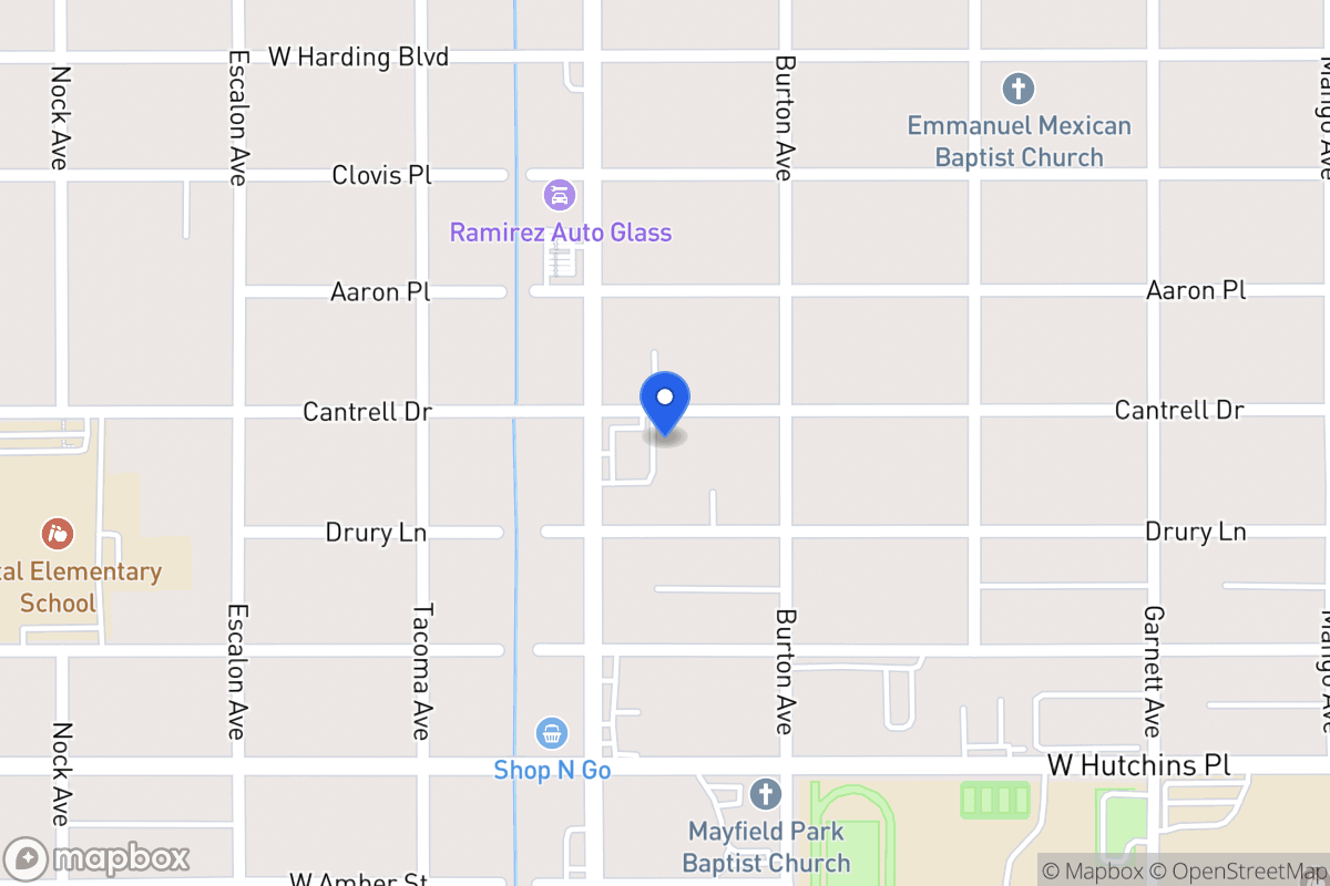 Map of 726  Cantrell Dr