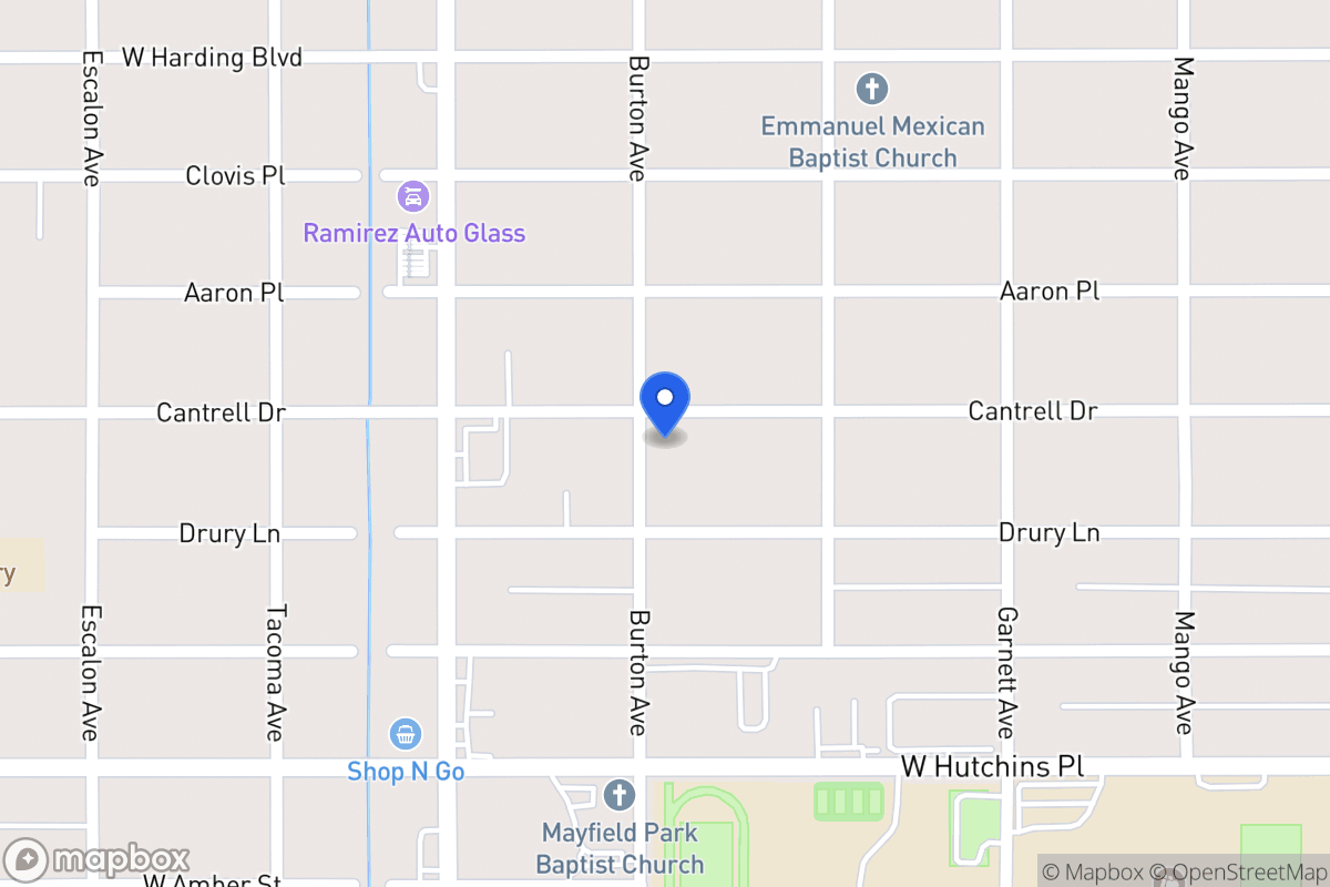 Map of 638  Cantrell Dr