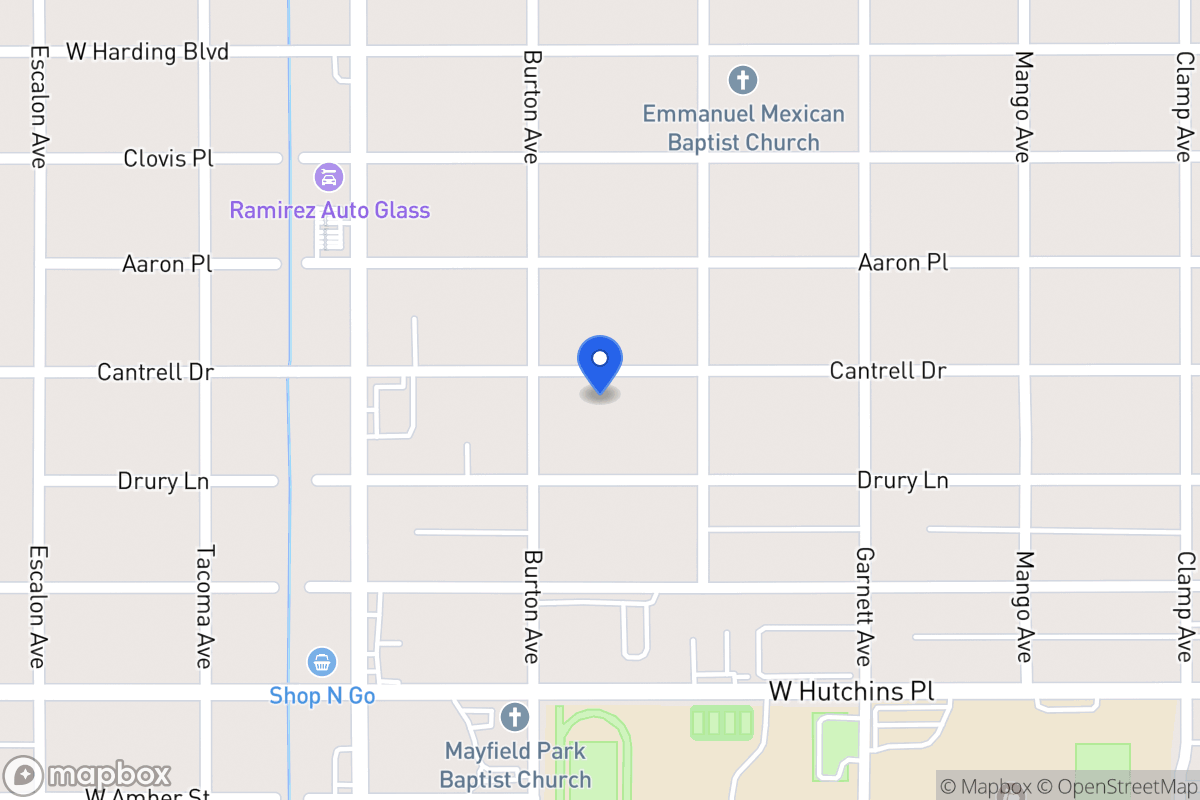 Map of 626  Cantrell Dr