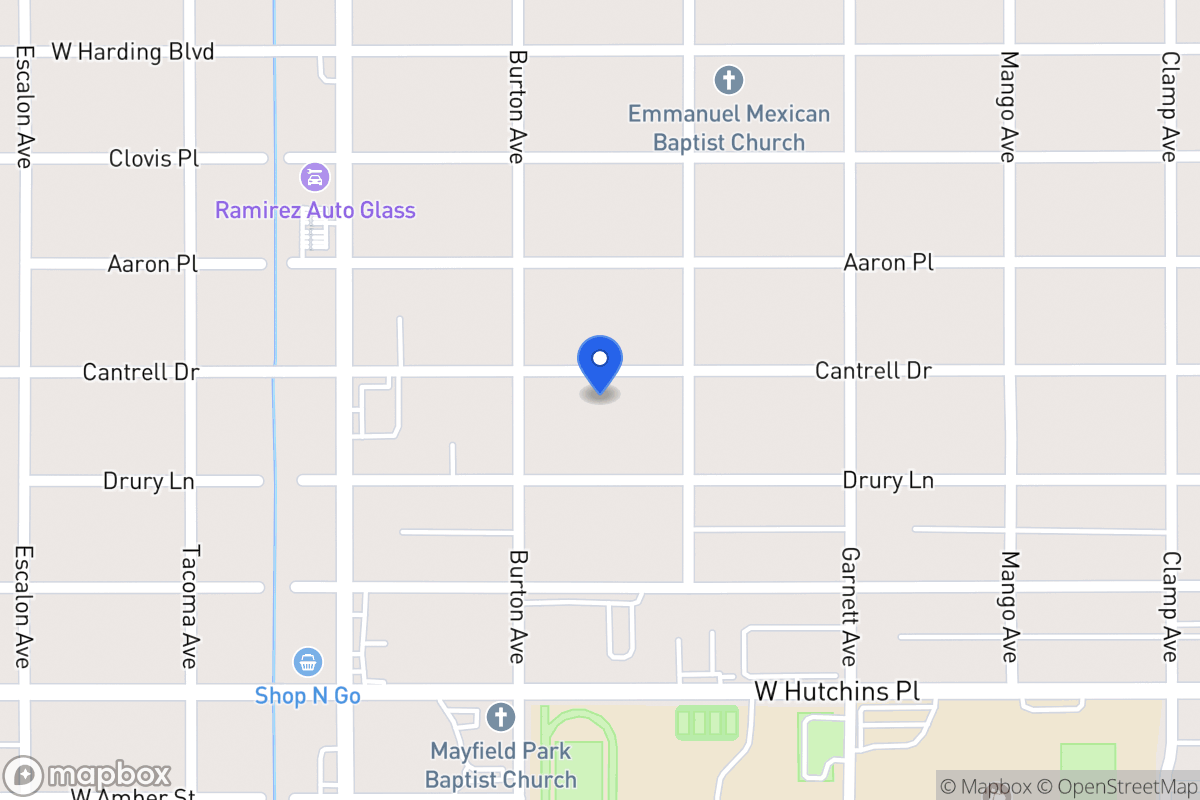Map of 622  Cantrell Dr