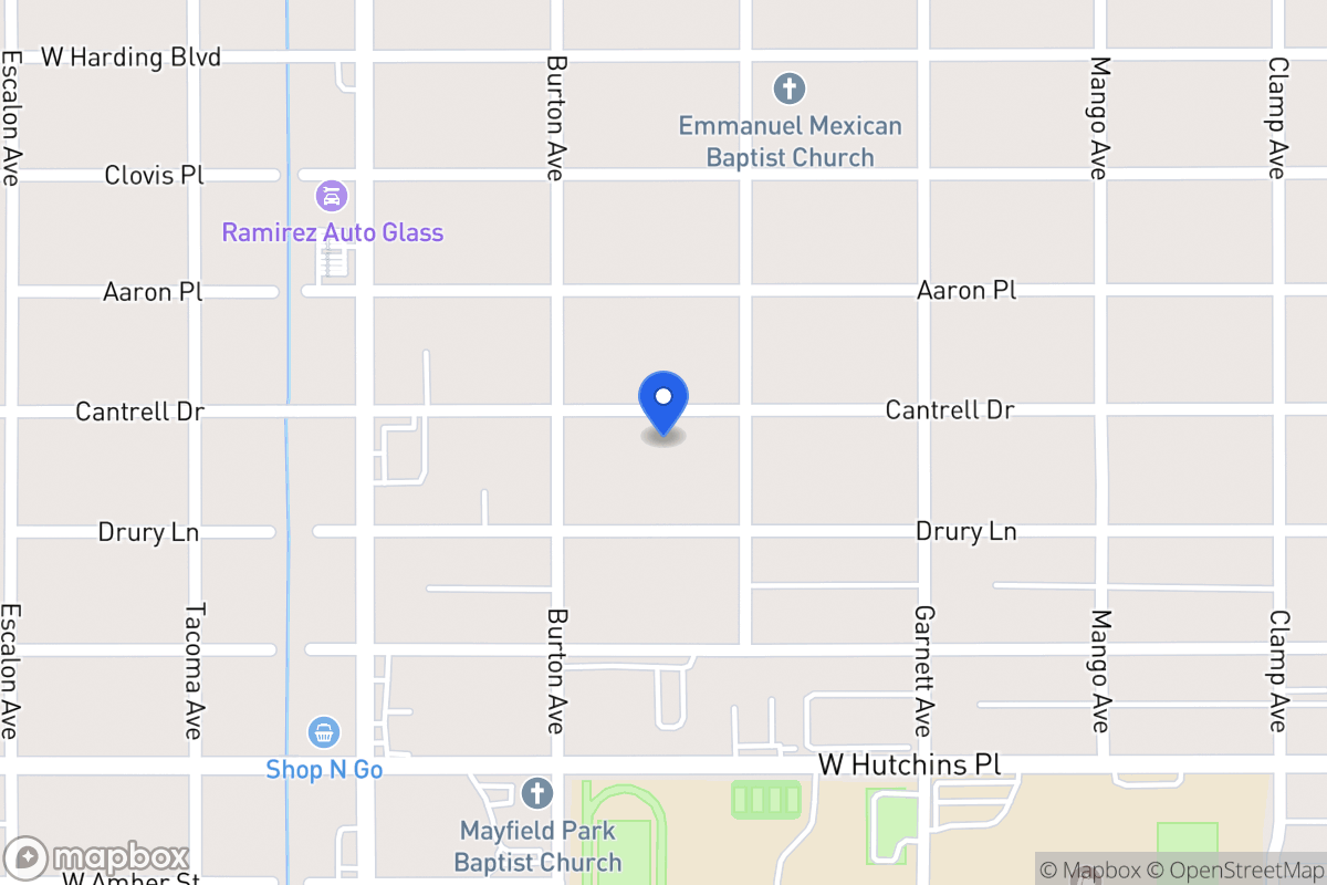 Map of 618  Cantrell Dr