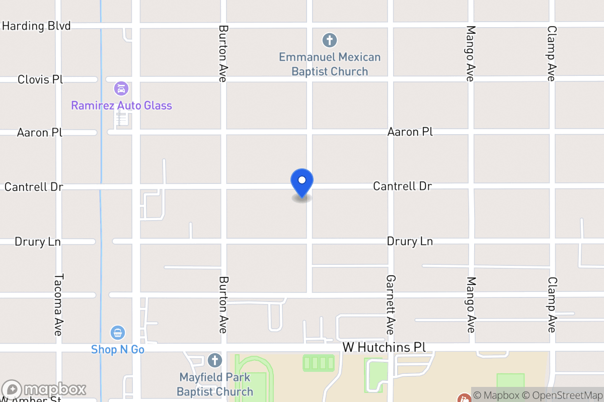 Map of 602  Cantrell Dr