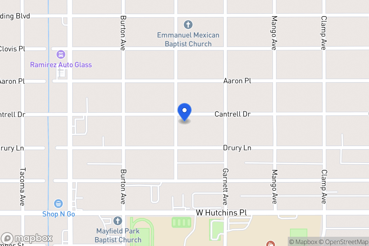 Map of 536  Cantrell Dr