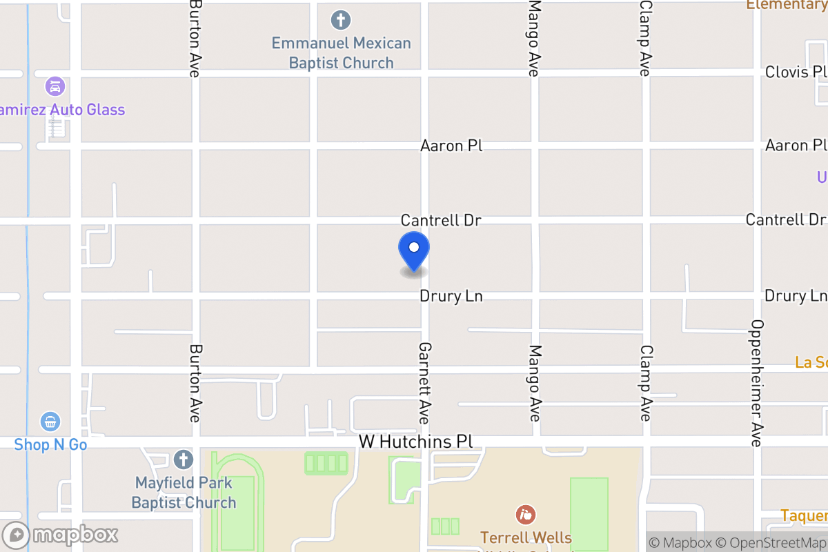Map of 507  Drury Ln