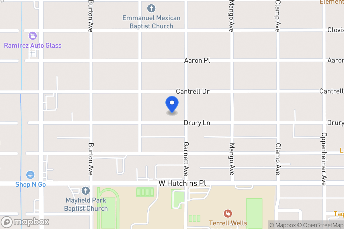 Map of 515  Drury Ln