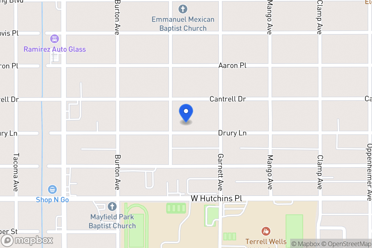 Map of 531  Drury Ln