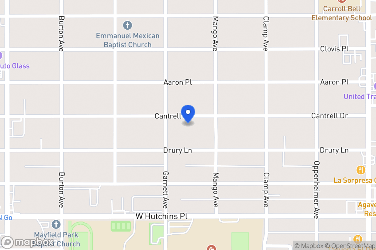 Map of 422  Cantrell Dr