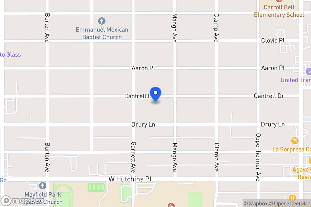 Map of 418  Cantrell Dr