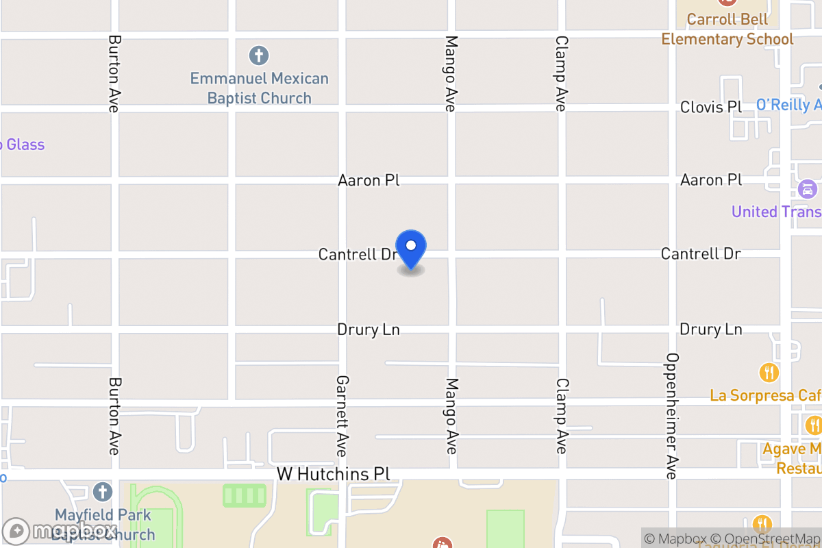 Map of 414  Cantrell Dr