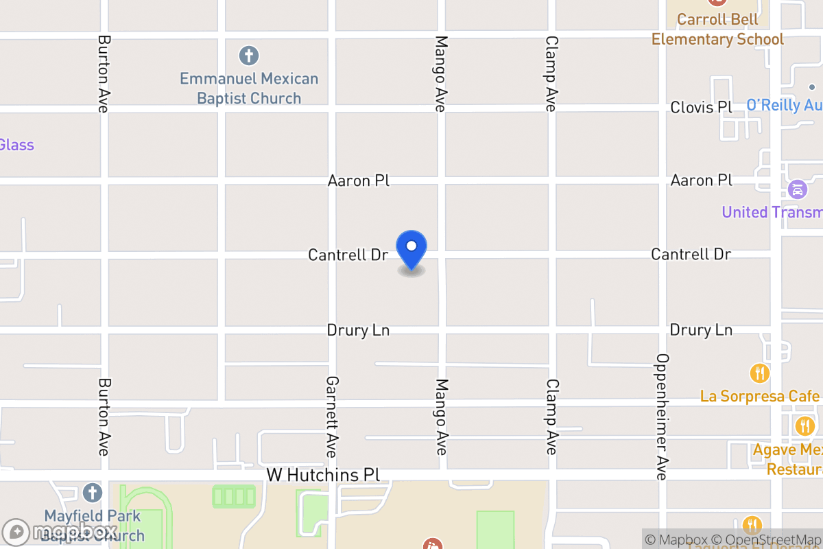 Map of 410  Cantrell Dr