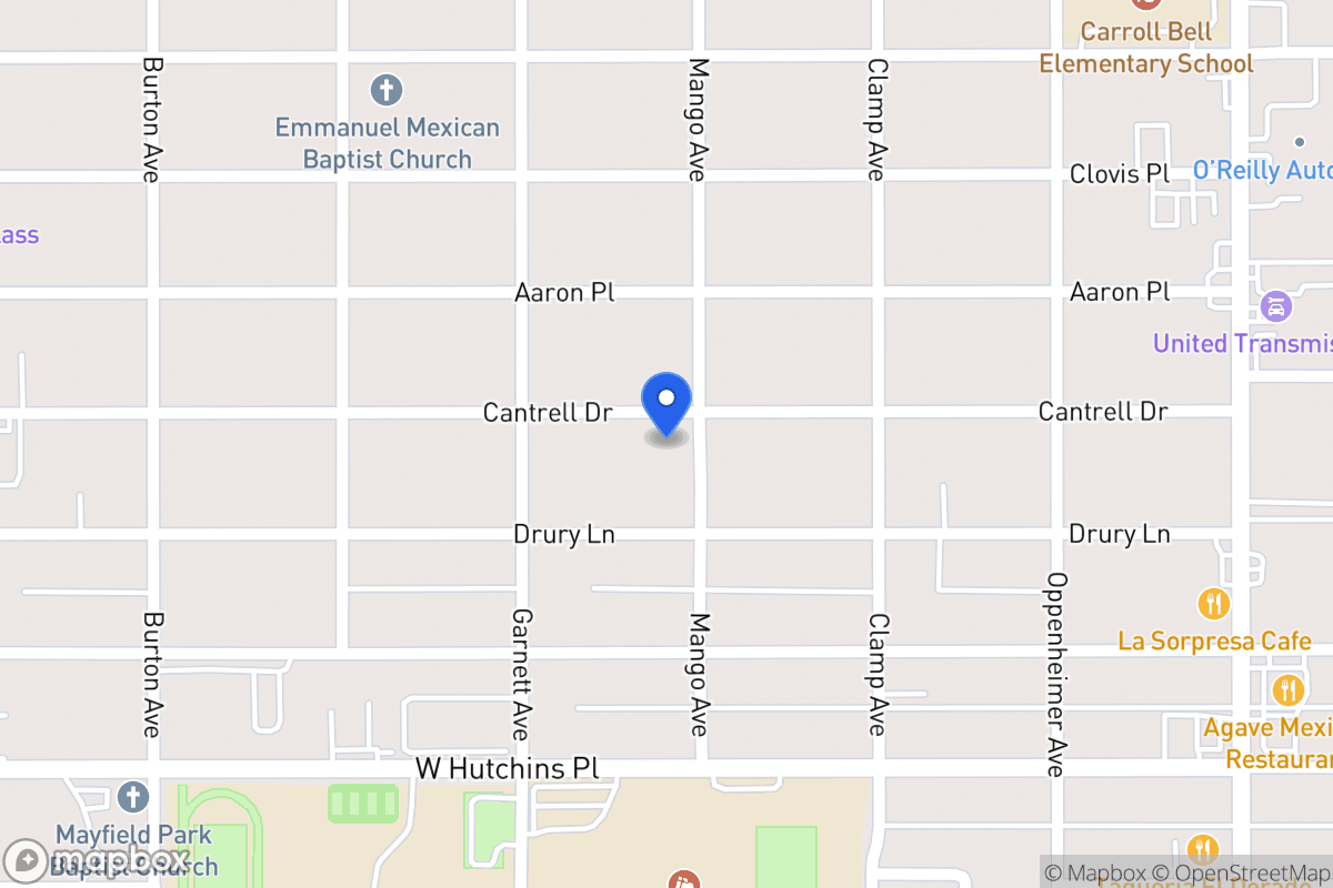 Map of 406  Cantrell Dr