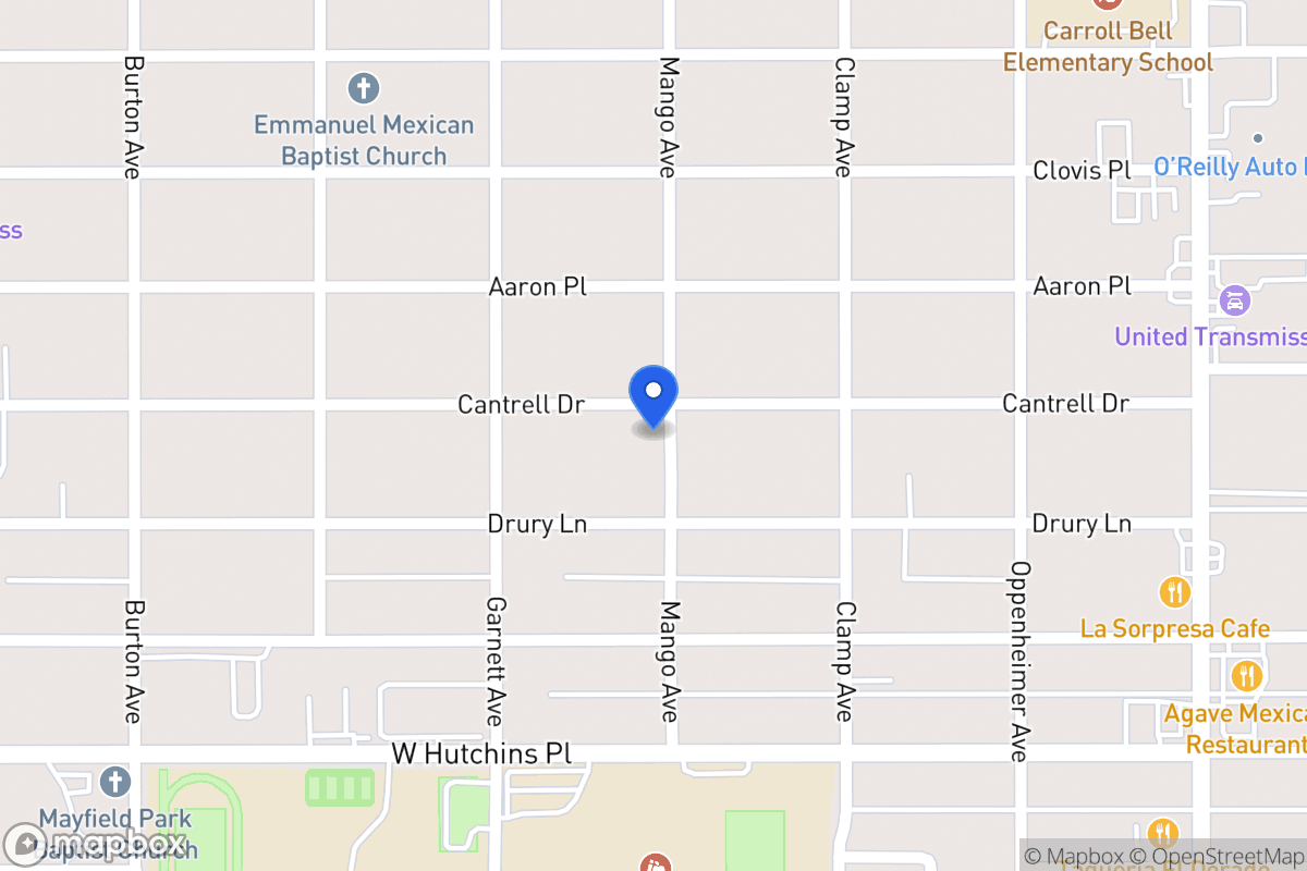 Map of 402  Cantrell Dr