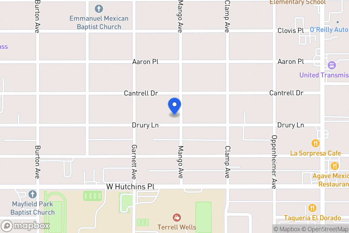 Map of 403  Drury Ln
