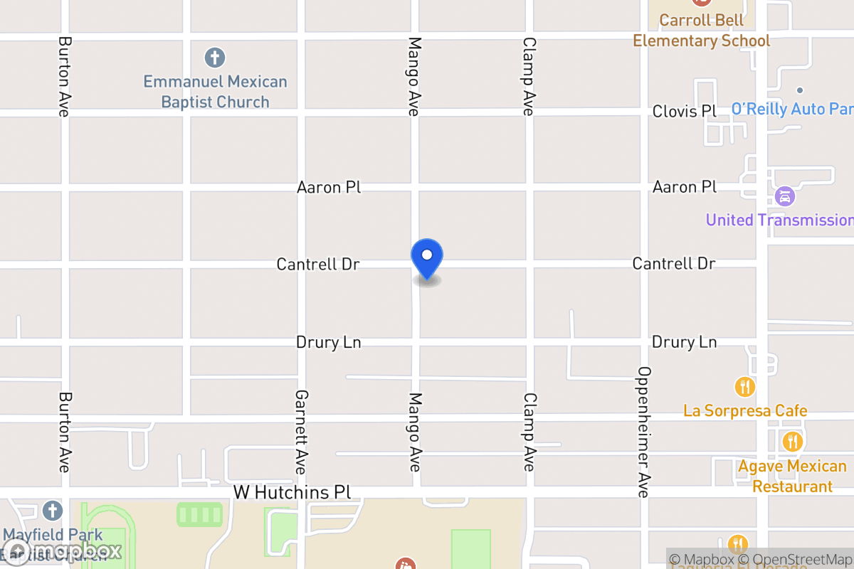 Map of 338  Cantrell Dr