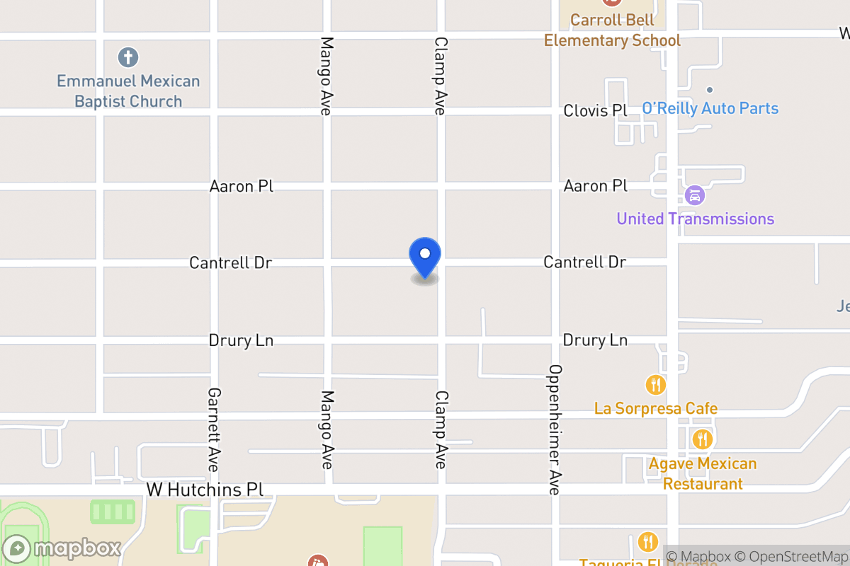 Map of 306  Cantrell Dr