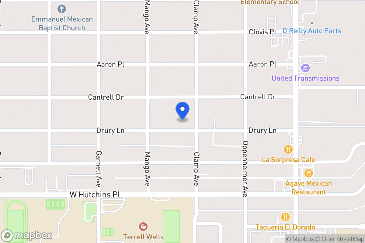 Map of 311  Drury Ln