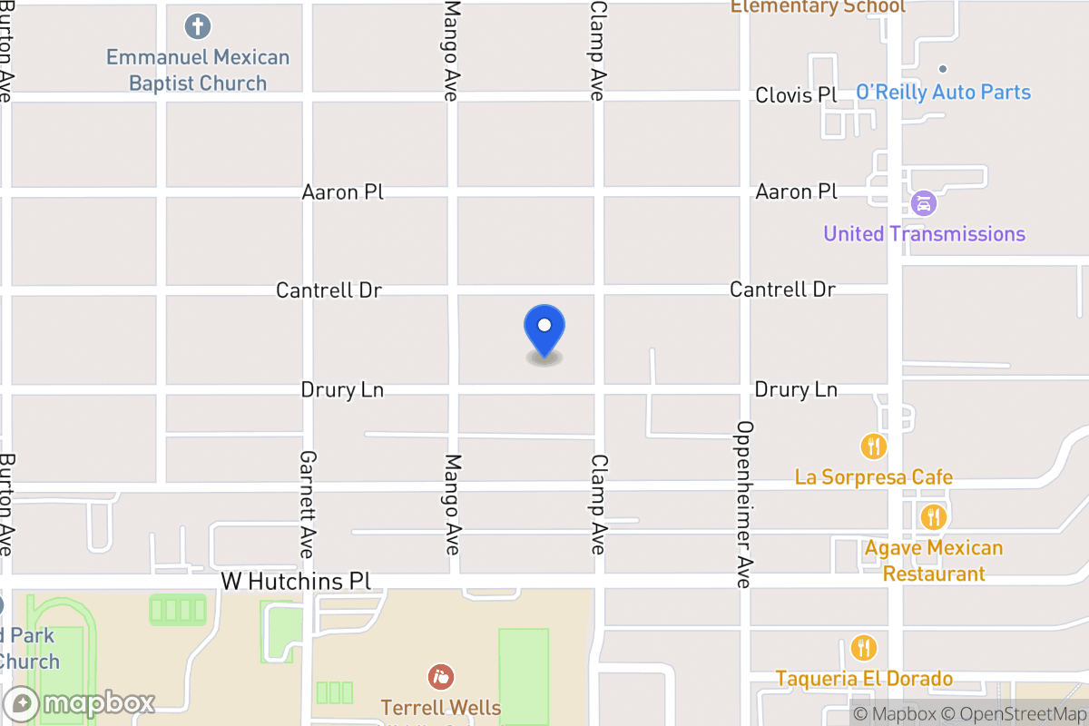 Map of 315  Drury Ln
