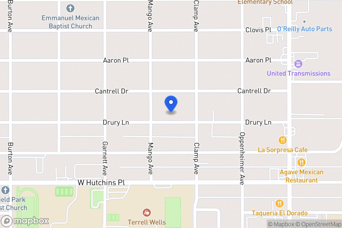Map of 321  Drury Ln