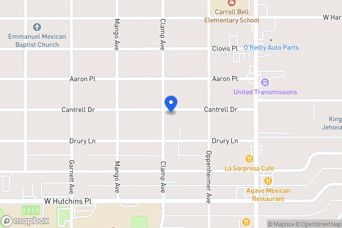 Map of 1202  Clamp Ave