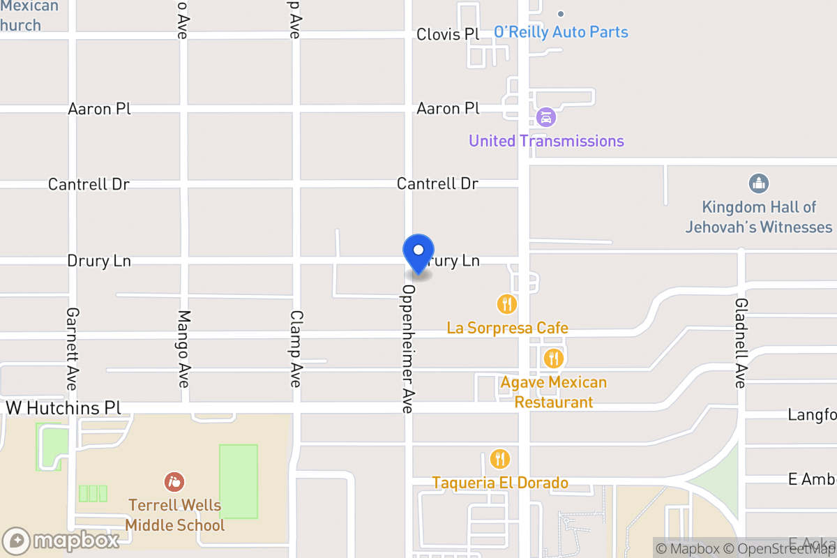 Map of 138  Drury Ln