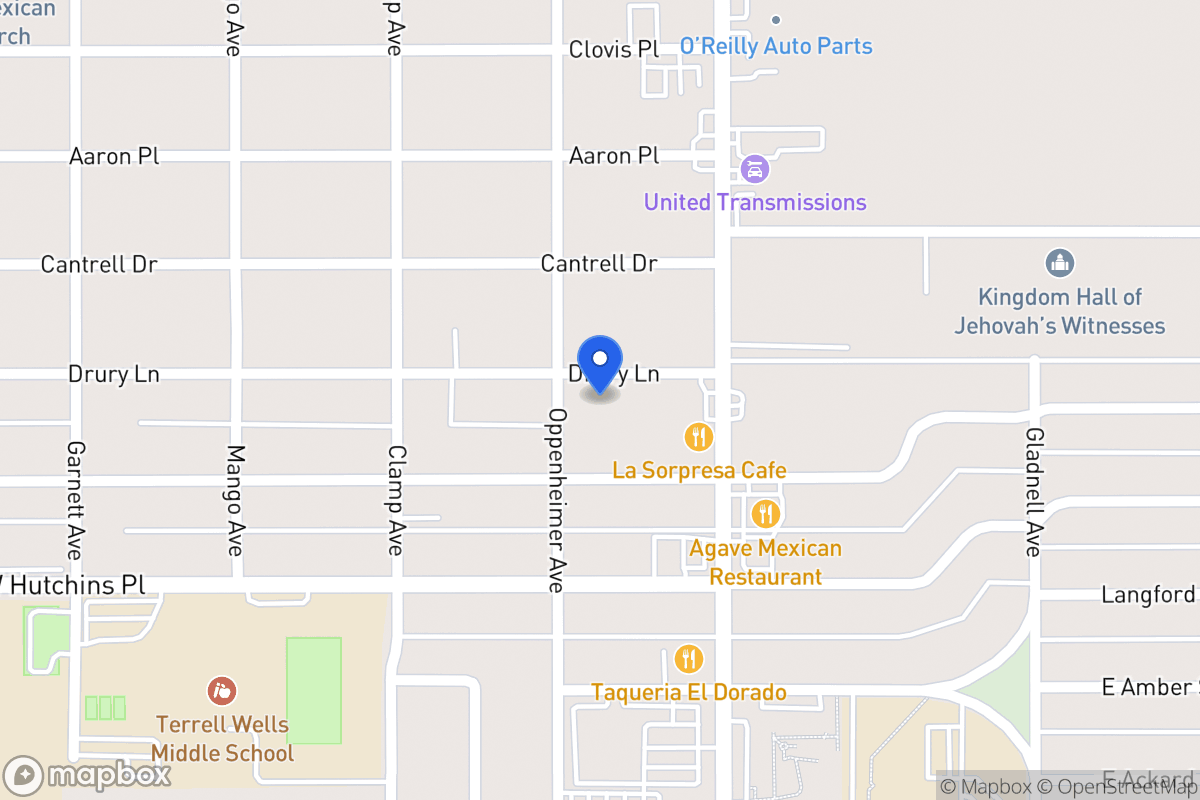 Map of 130  Drury Ln