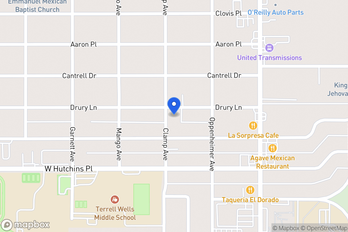 Map of 1306  Clamp Ave