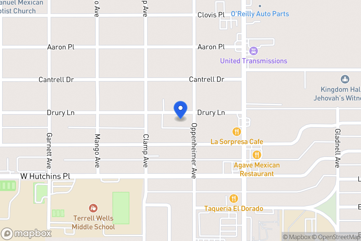 Map of 210  Drury Ln