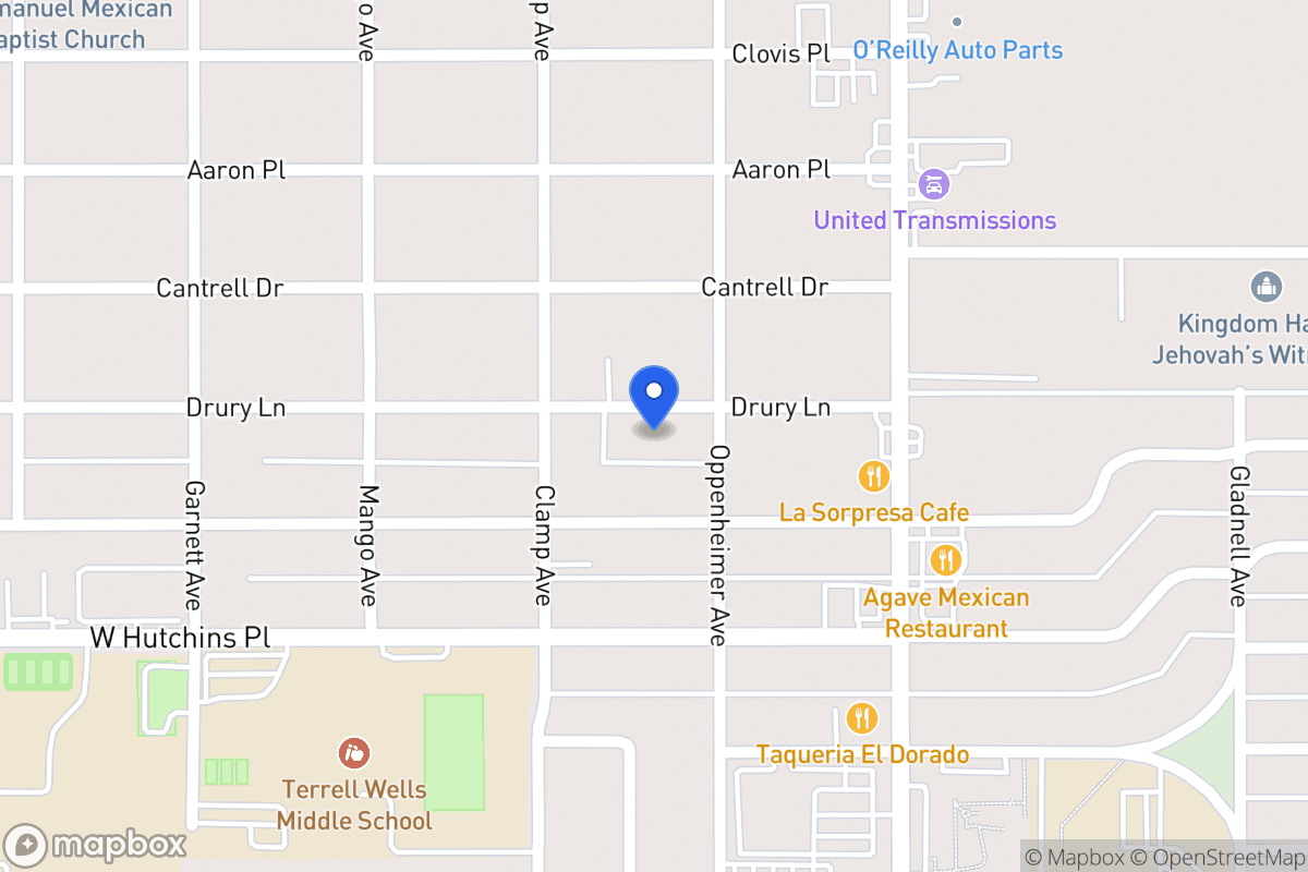 Map of 214  Drury Ln