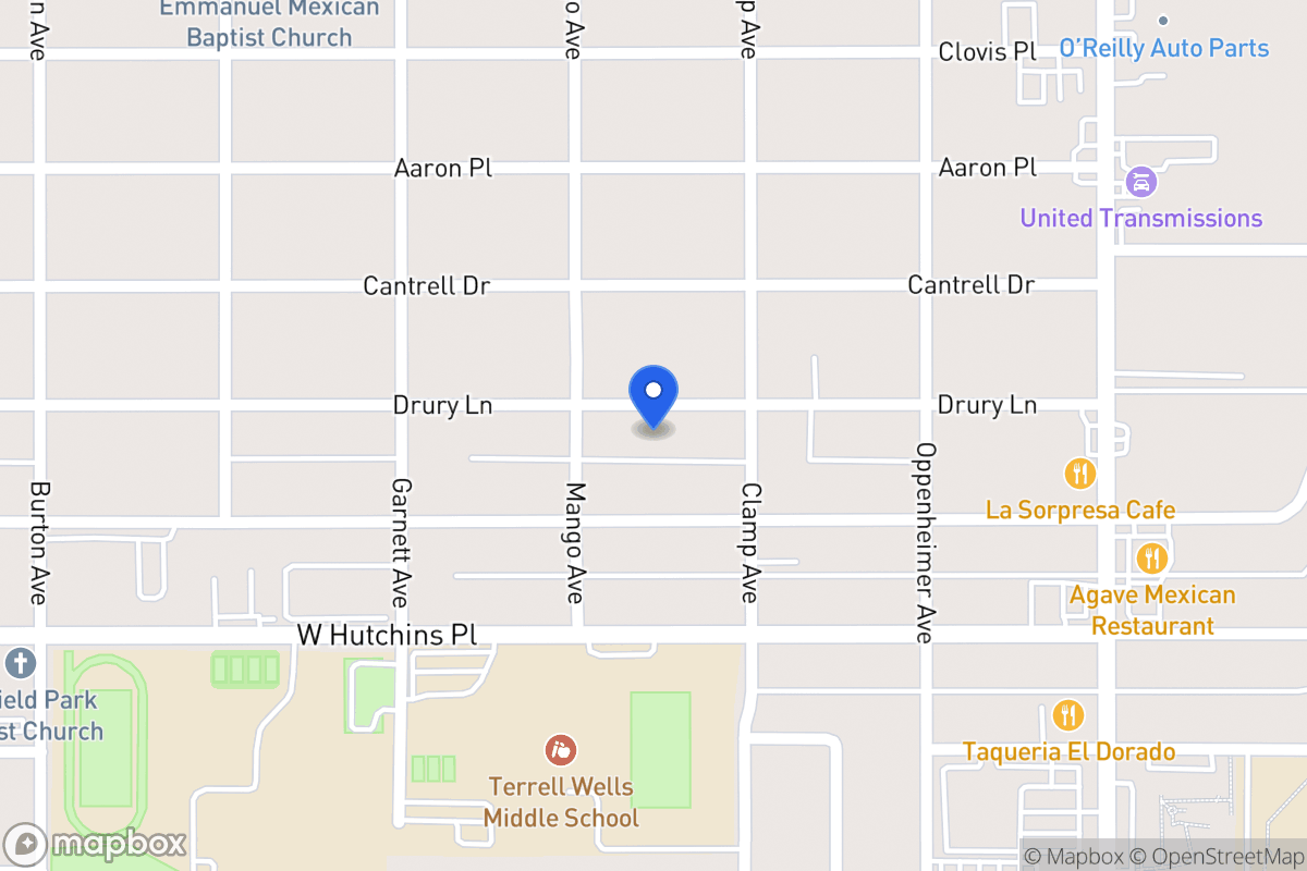 Map of 322  Drury Ln
