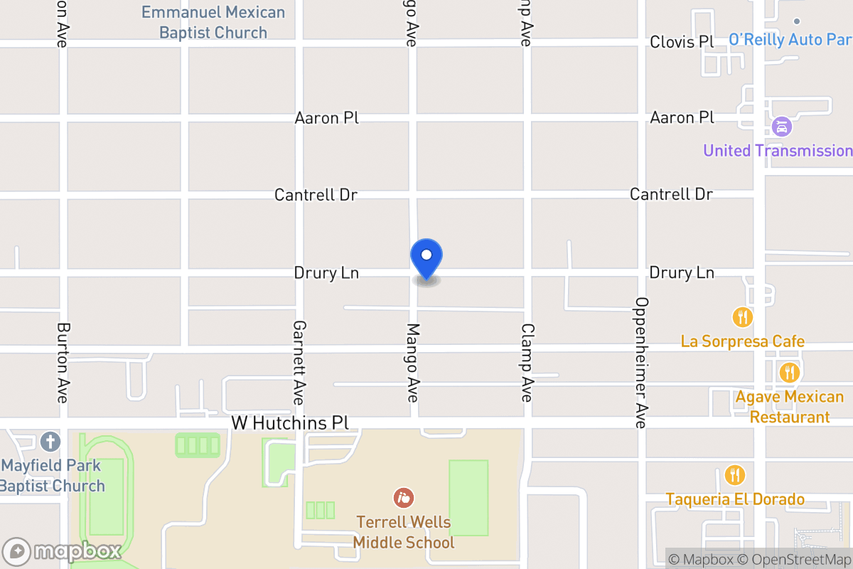 Map of 336  Drury Ln