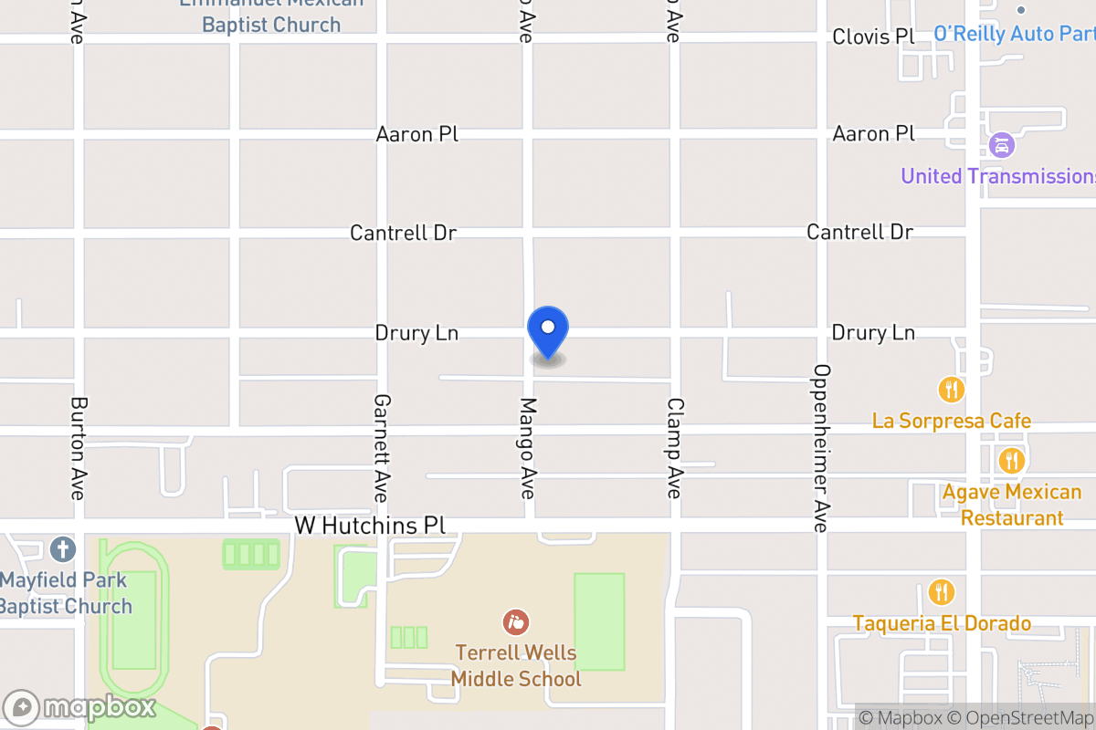 Map of 1306  Mango Ave