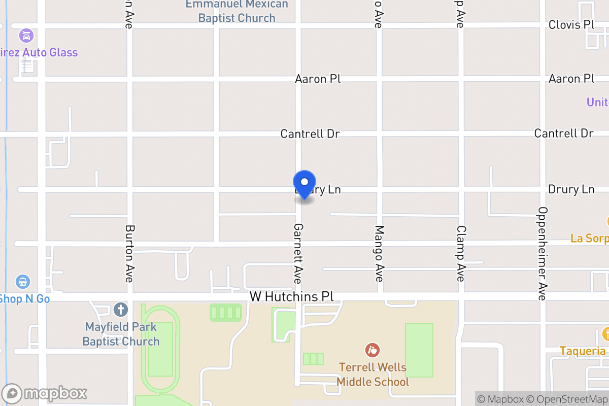 Map of 438  Drury Ln