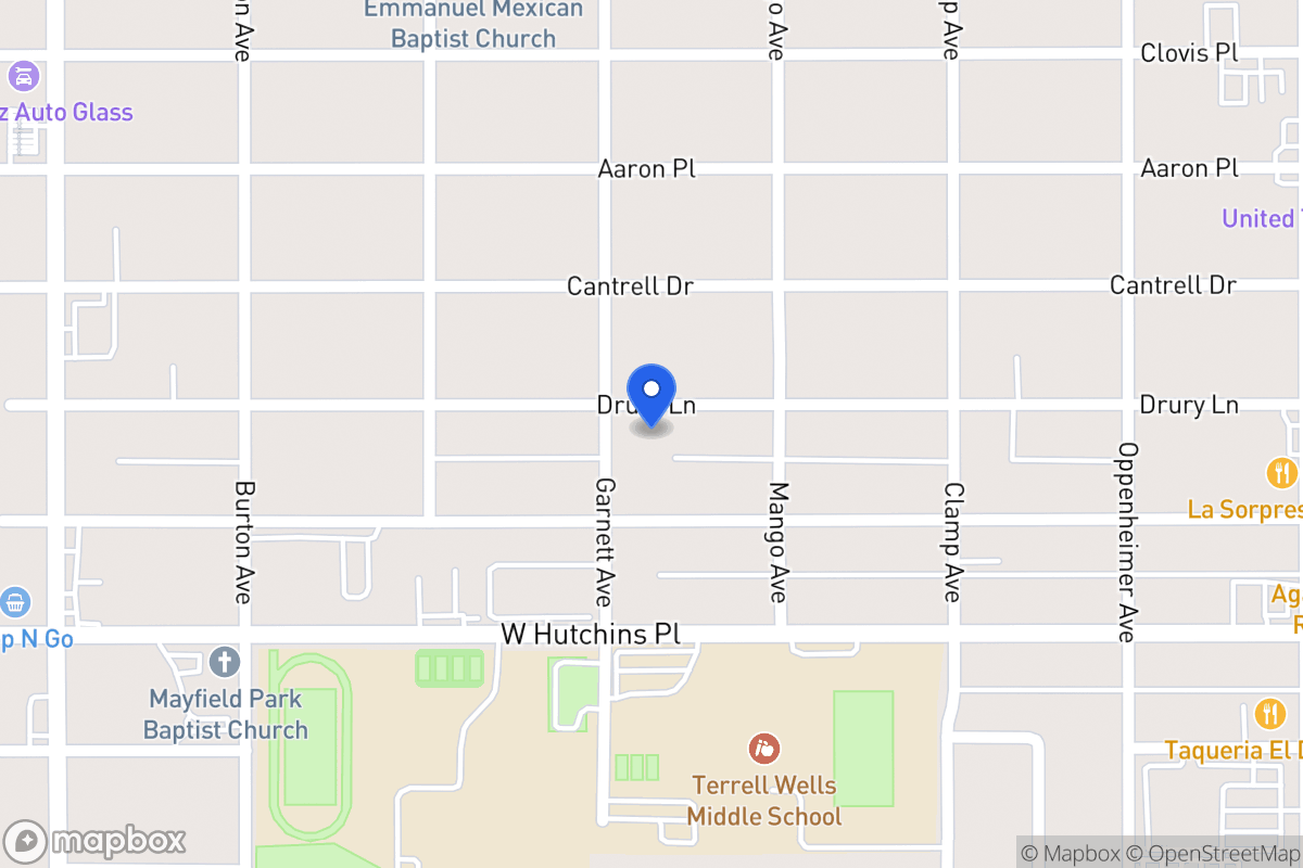 Map of 430  Drury Ln