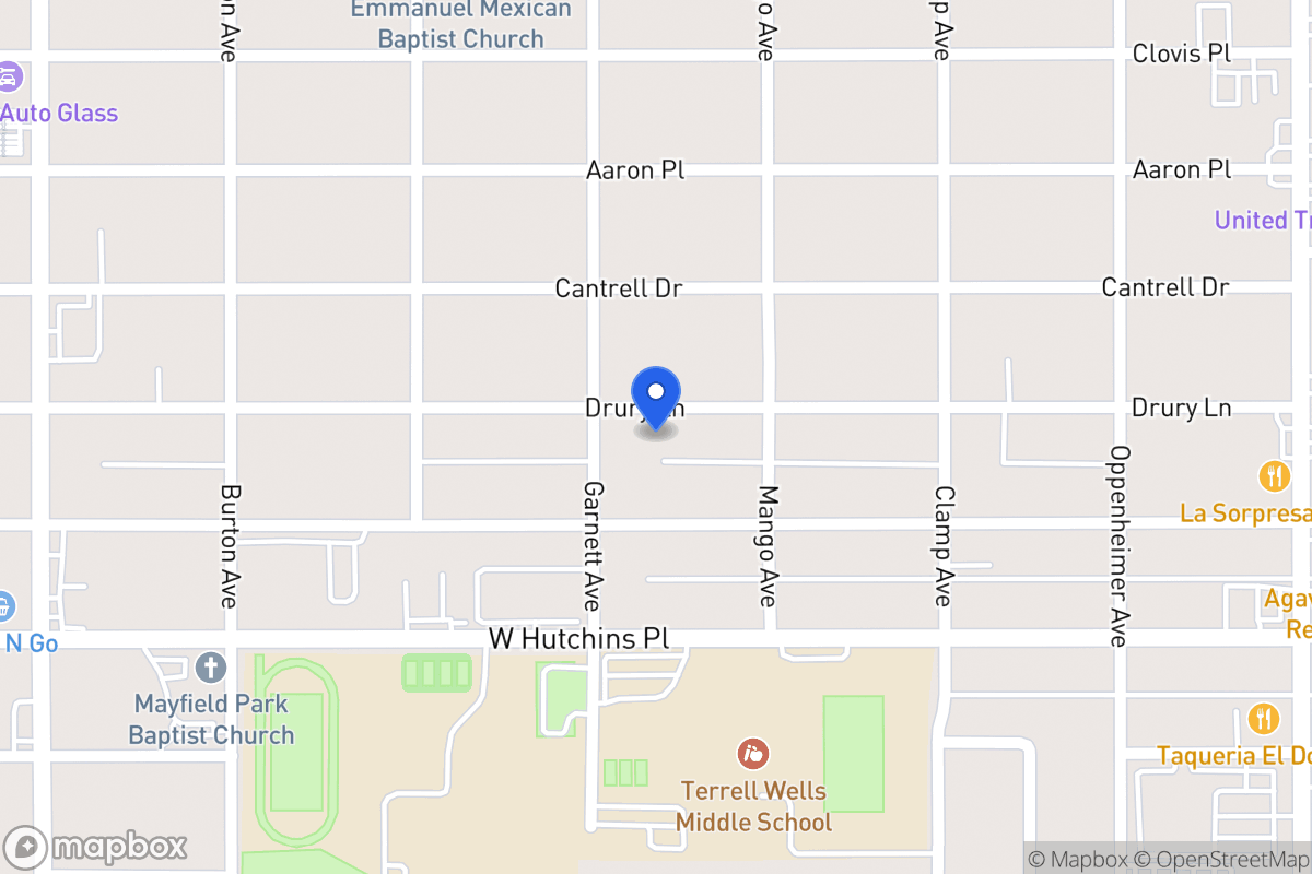 Map of 426  Drury Ln