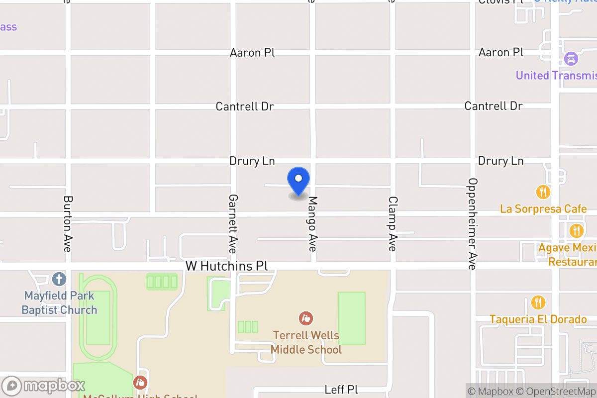 Map of 407 W Vestal Pl
