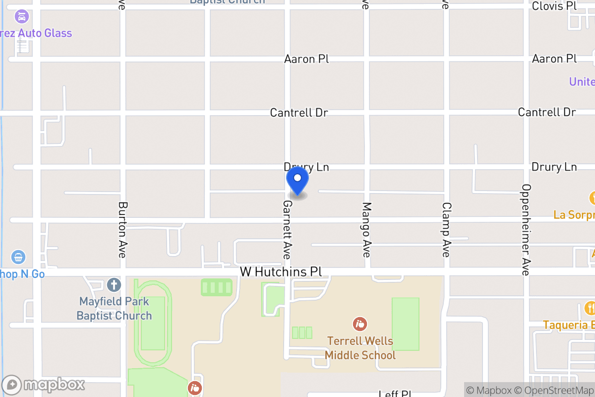 Map of 1314  Garnett Ave