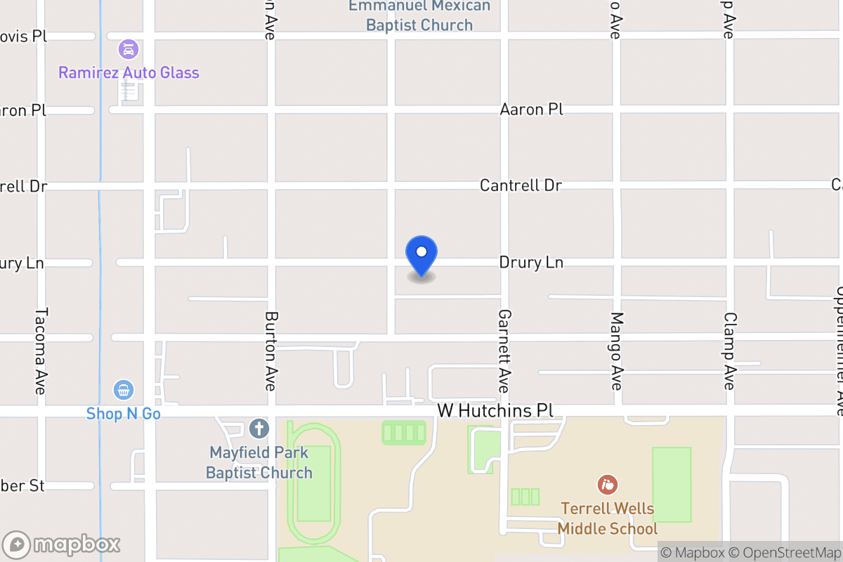 Map of 530  Drury Ln