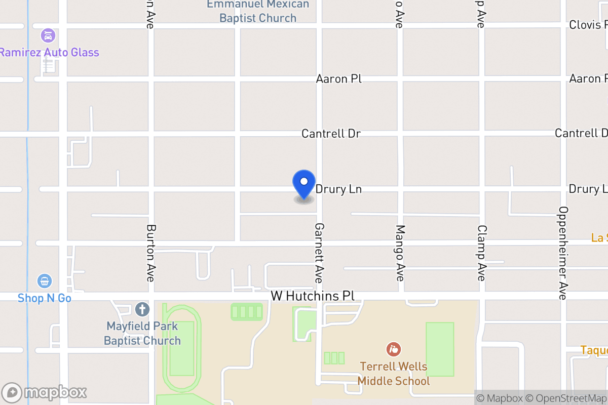 Map of 506  Drury Ln
