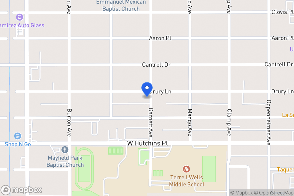 Map of 502  Drury Ln