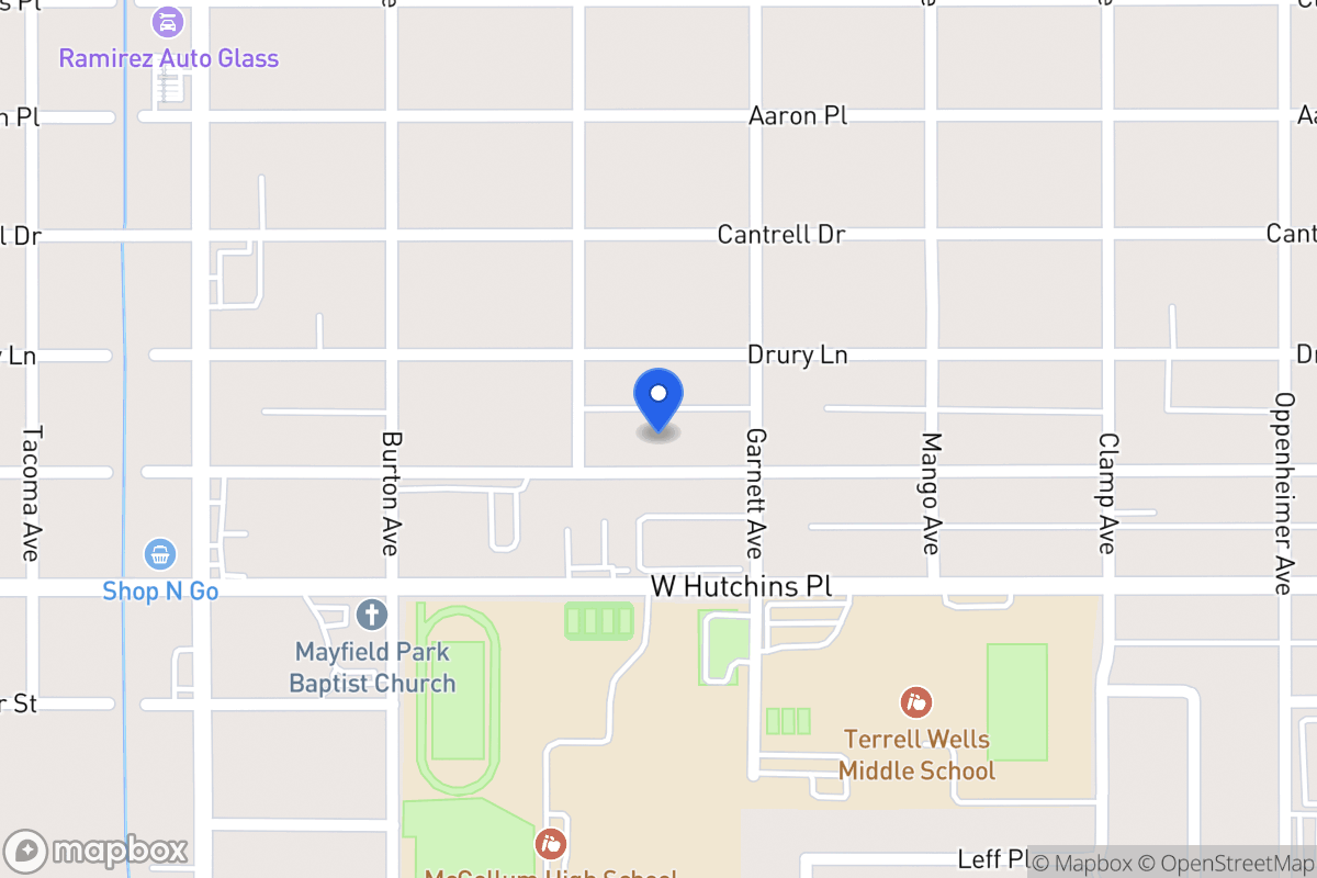 Map of 523 W Vestal Pl