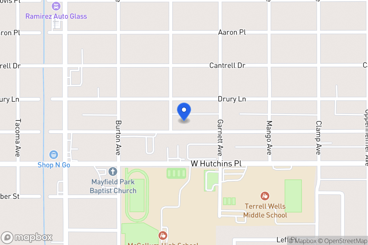 Map of 531 W Vestal Pl