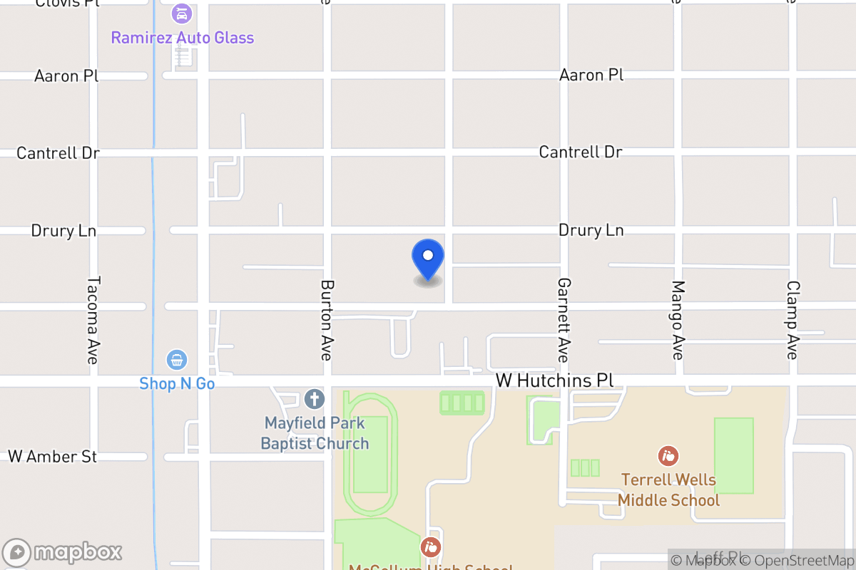 Map of 607 W Vestal Pl